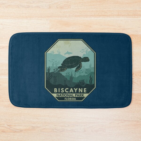 Item preview, Biscayne National Park Turtle Retro Emblem designed and sold by KrisSidDesigns.