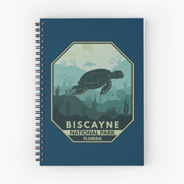 Item preview, Biscayne National Park Turtle Retro Emblem designed and sold by KrisSidDesigns.