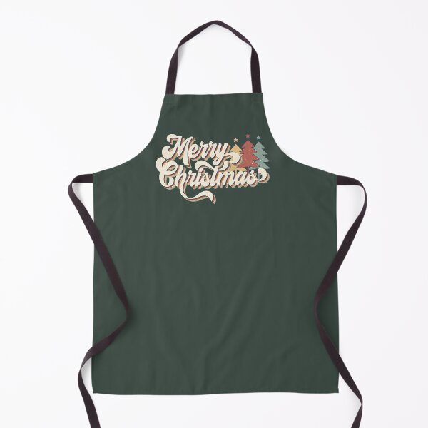Item preview, Retro Vintage 70s Merry Christmas Trees Typography designed and sold by Hommie9977.