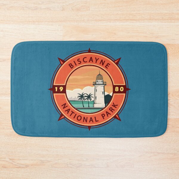Item preview, Biscayne National Park Retro Compass Emblem designed and sold by KrisSidDesigns.