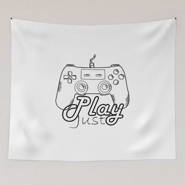 Item preview, Just play t-shirt for game and gaming Classic Sticker designed and sold by Forest ⭐⭐⭐⭐⭐.