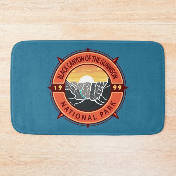 Item preview, Black Canyon Of The Gunnison National Park Retro Compass Emblem designed and sold by KrisSidDesigns.
