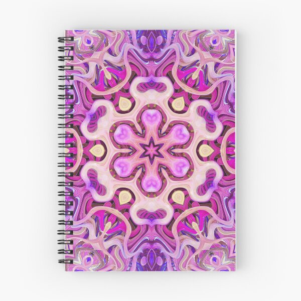 Item preview, Boho Vibes Kaleidoscope Abstract Maximalist Style Hippie Colors Mix of Violet Mauve Lilac Cream 1 of 16 designed and sold by Beachy.