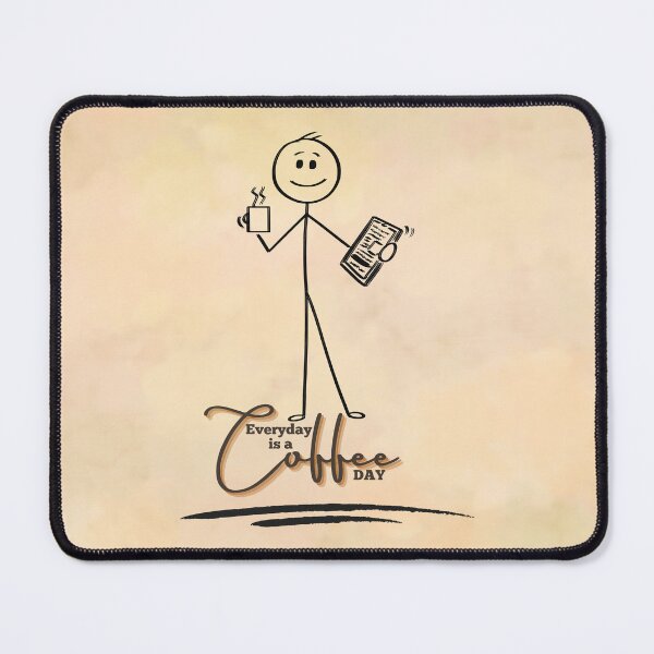 Item preview, Everyday Is a Coffee Day - Corporate Stickman designed and sold by GlobalHunt.