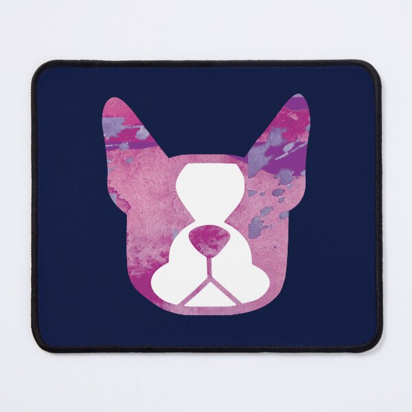 Item preview, Boston Terrier in purple watercolors - Purple Boston sticker designed and sold by smooshfaceutd.