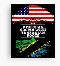 Gift For Tanzanian American Grown With Tanzanian Roots Tanzania T-Shirt Sweater Hoodie Iphone Samsung Phone Case Coffee Mug Tablet Case Gift Canvas Print