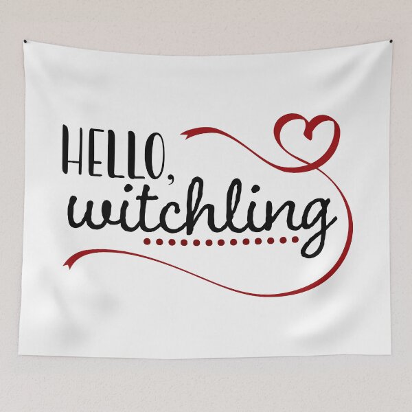 Item preview, Hello Witchling Sticker 1 designed and sold by Marianna's Meraki.