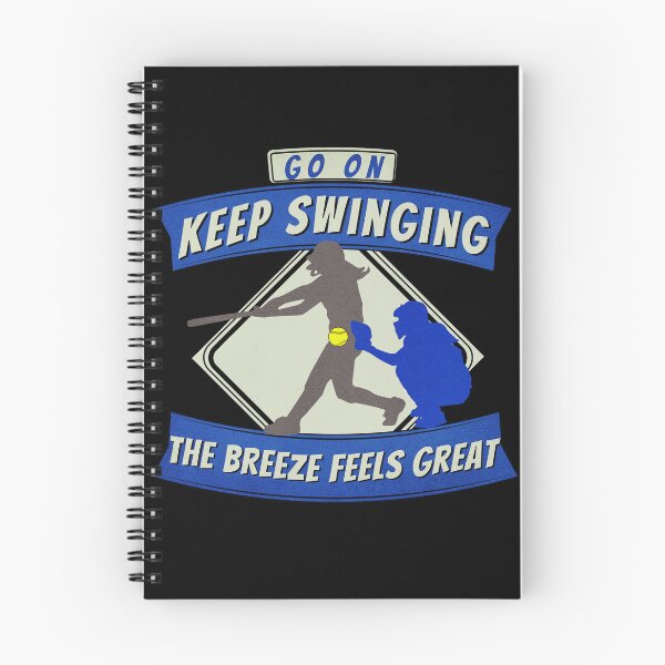 Item preview, Keep Swinging! A Softball Catcher Loves the Breeze! designed and sold by Batty4Boba.