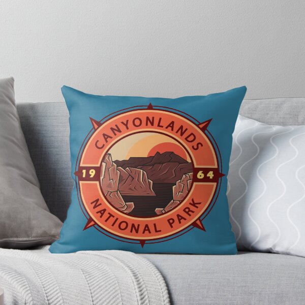 Item preview, Canyonlands National Park Retro Compass Emblem designed and sold by KrisSidDesigns.