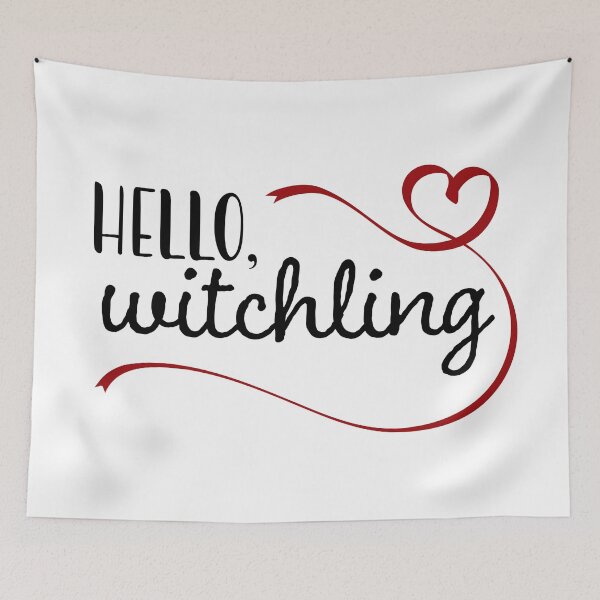 Item preview, Hello Witchling Sticker 2 designed and sold by Marianna's Meraki.