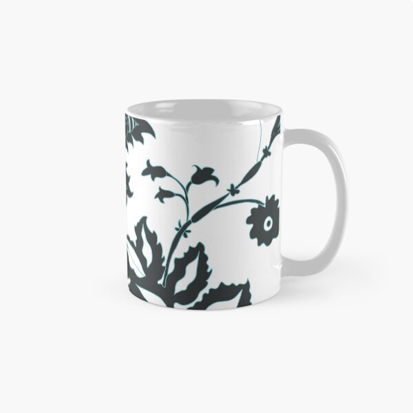 Item preview, Black and White Floral Pattern designed and sold by MausieDesigns.