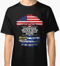 Gift For Uruguayan American Grown With Uruguayan Roots Uruguay T-Shirt Sweater Hoodie Iphone Samsung Phone Case Coffee Mug Tablet Case Gift Classic T-Shirt