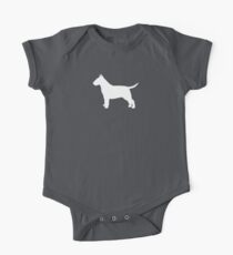 Bull Terrier Silhouette(s) One Piece - Short Sleeve