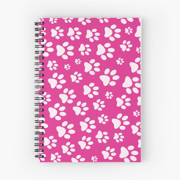Item preview, Paw Prints Pattern - Pink and White Paw Prints designed and sold by gjsart.