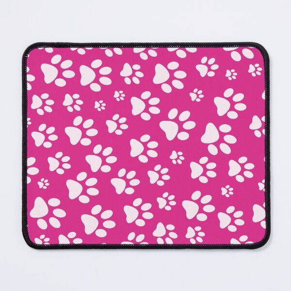 Item preview, Paw Prints Pattern - Pink and White Paw Prints designed and sold by gjsart.
