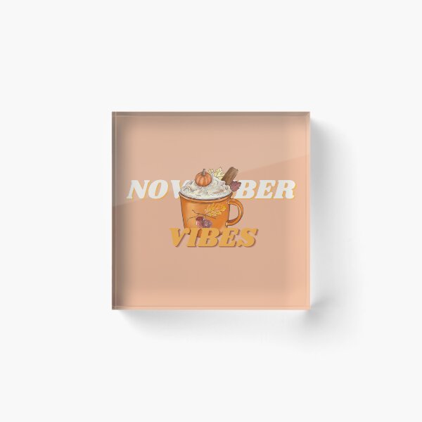 Item preview, November vibes illustration designed and sold by thebadrandoms.