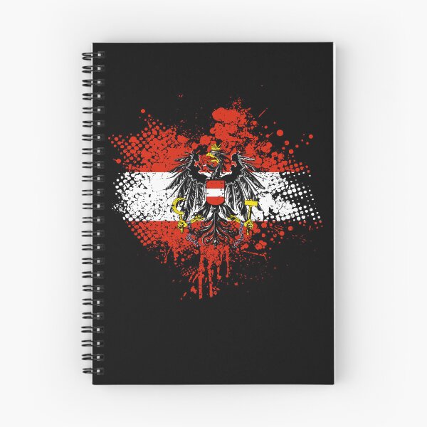 Item preview, Austrian flag with eagle coat of arms designed and sold by Mila1946.