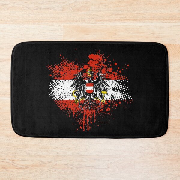Item preview, Austrian flag with eagle coat of arms designed and sold by Mila1946.