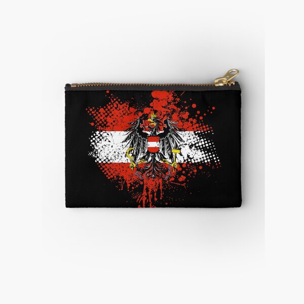 Item preview, Austrian flag with eagle coat of arms designed and sold by Mila1946.