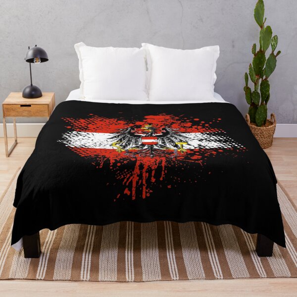 Item preview, Austrian flag with eagle coat of arms designed and sold by Mila1946.