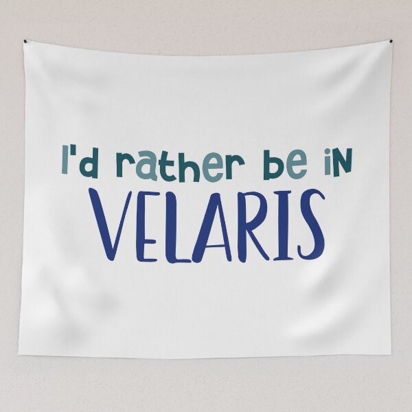 Item preview, I'd Rather Be In Velaris Sticker designed and sold by Marianna's Meraki.