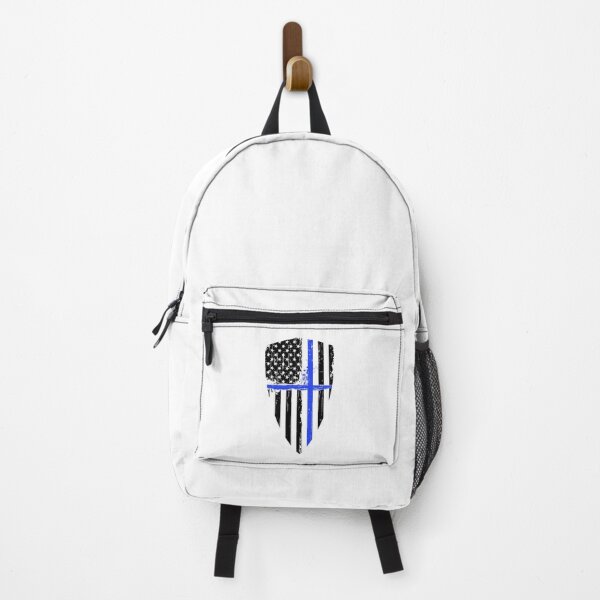 Item preview, American Flag Blue Line Crusader designed and sold by AndrewStep.