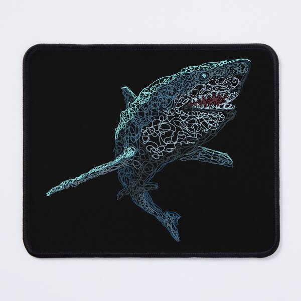 Item preview, Styled Shark Attack with Lines designed and sold by missmann.
