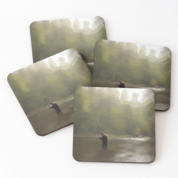 Item preview, Fishing In The Pinewoods  designed and sold by HappyRandomArt.