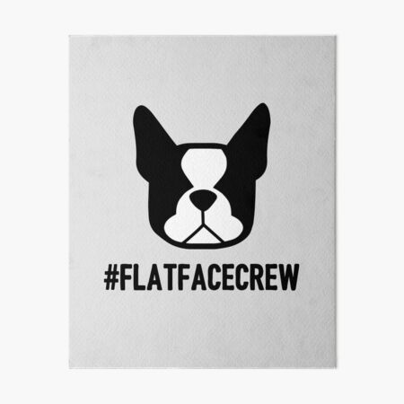 Item preview, #flatfacecrew = no snouts = smooshface dogs - Boston Terrier breed bias - Boston Terrier love #bostonlife #bostonterrier designed and sold by smooshfaceutd.