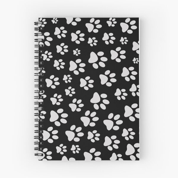 Item preview, Paw Prints Pattern - Black and Gray Paw Prints designed and sold by gjsart.