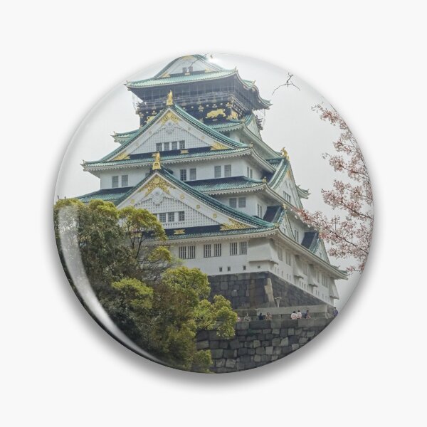 Item preview, osaka castle sakura designed and sold by cuisinecat2.