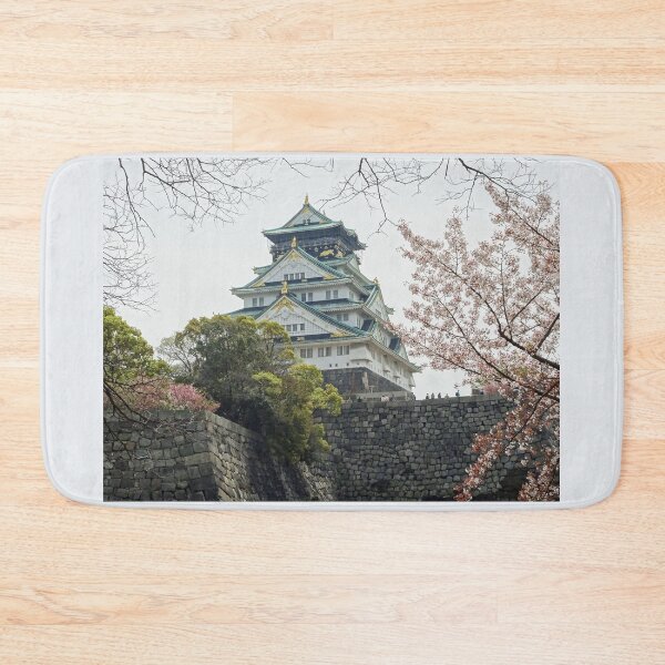 Item preview, osaka castle sakura designed and sold by cuisinecat2.