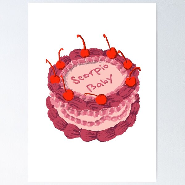 Scorpio themed cake ♏️ #mamirascakes #cakesinlagos #floralcakes #pinkcake  #scorpiocakes | Instagram