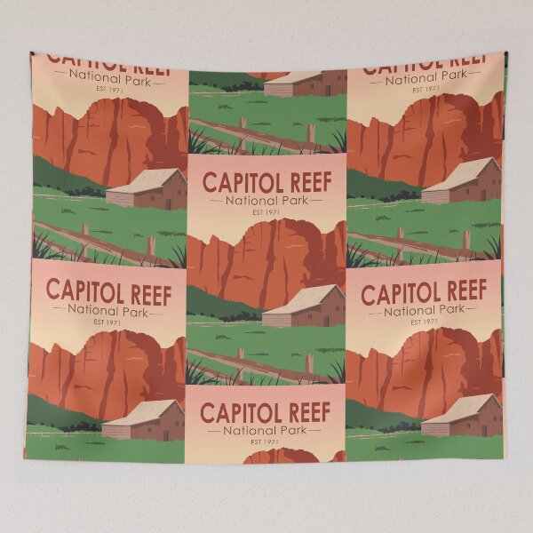 Item preview, Capitol Reef National Park Ranch Vintage designed and sold by KrisSidDesigns.