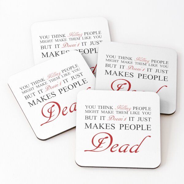 Item preview, Killing People makes them Dead - RED   designed and sold by OriginaPunkBaby.