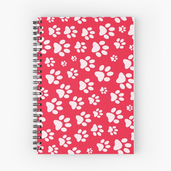 Item preview, Paw Prints Pattern - Red and White Paw Prints designed and sold by gjsart.