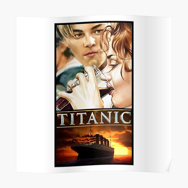 Titanic Jack And Rose Poster For Sale By Mdesign Art Redbubble 