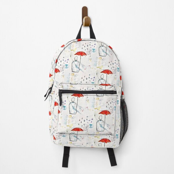 Item preview, Rainy day alone with a red umbrella designed and sold by Grey Robinson.