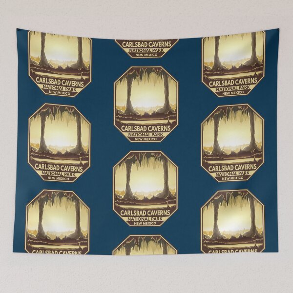 Item preview, Carlsbad Caverns National Park Retro Emblem designed and sold by KrisSidDesigns.