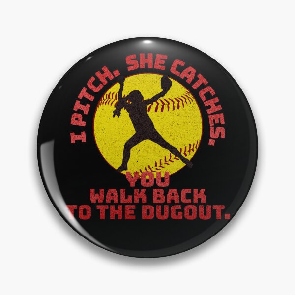 Item preview, Hitter, Back to the Dugout! Love, the Softball Pitcher designed and sold by Batty4Boba.