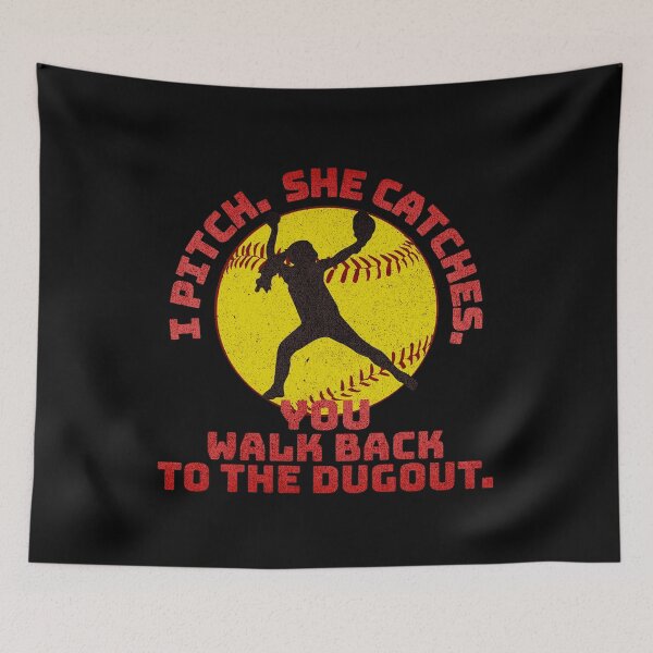 Item preview, Hitter, Back to the Dugout! Love, the Softball Pitcher designed and sold by Batty4Boba.