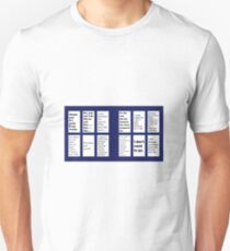 Doctor Who: The Last Words - Regeneration Quotes Unisex T-Shirt