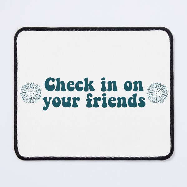 Item preview, Check In On Your Friends Sticker designed and sold by Marianna's Meraki.