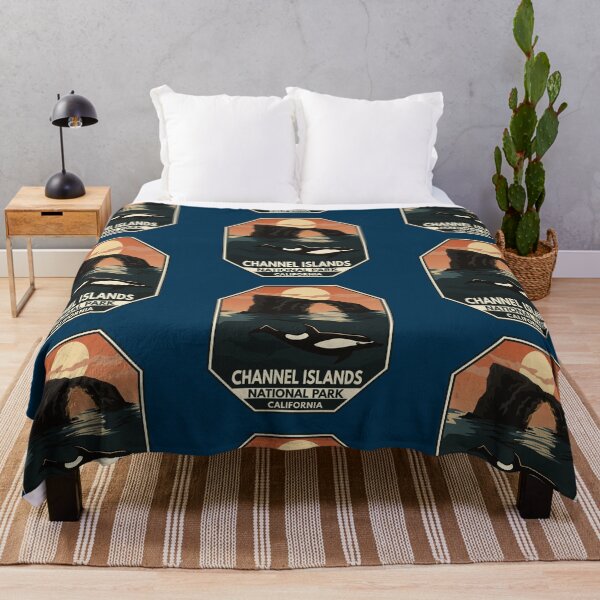 Item preview, Channel Islands National Park Dolphin Retro Emblem designed and sold by KrisSidDesigns.