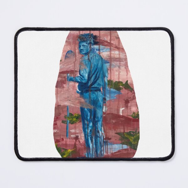 Item preview, Impressionist Blue Man With Shovel in Wasteland designed and sold by Polar-Paints.