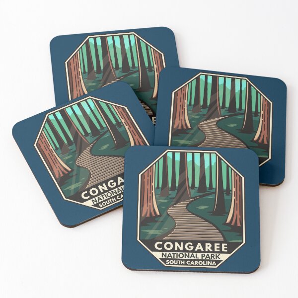 Item preview, Congaree National Park Retro Emblem designed and sold by KrisSidDesigns.