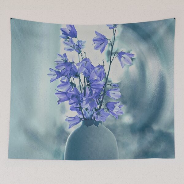 Item preview, Purple Bell-shaped Flowers in a Vase designed and sold by JeLoTall.