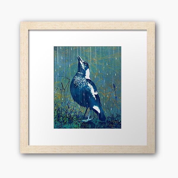 Singing in the Rain Framed Art Print