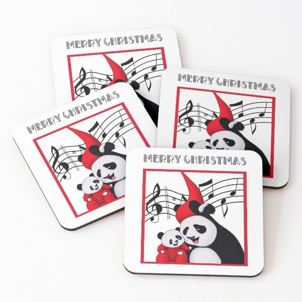 Item preview, Mama panda and her baby Merry Christmas designed and sold by Artbellachi.