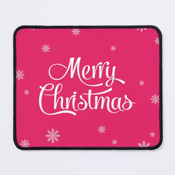 Item preview, Merry Christmas, Fuchsia pink Christmas designed and sold by Latte Design.